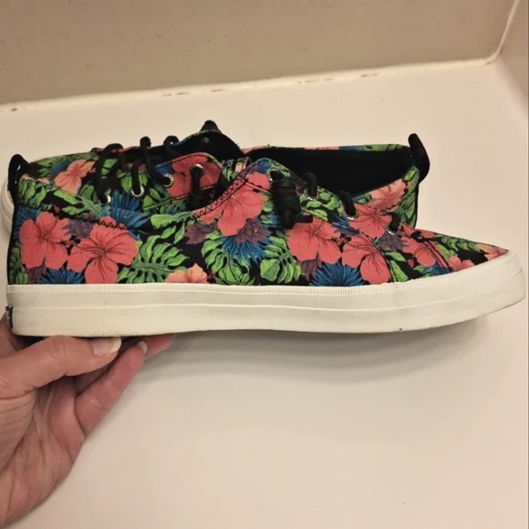 SPERRY TOP SIDER TROPICAL PRINT EUC - Picture 5 of 16
